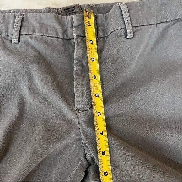 True Religion Casual Flat Front Khaki Gray Mid Rise Pants Size 27 - Picture 7 of 8